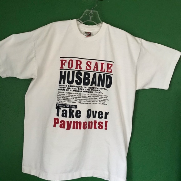 Hanes Other - Husband For Sale T-shirt Vintage